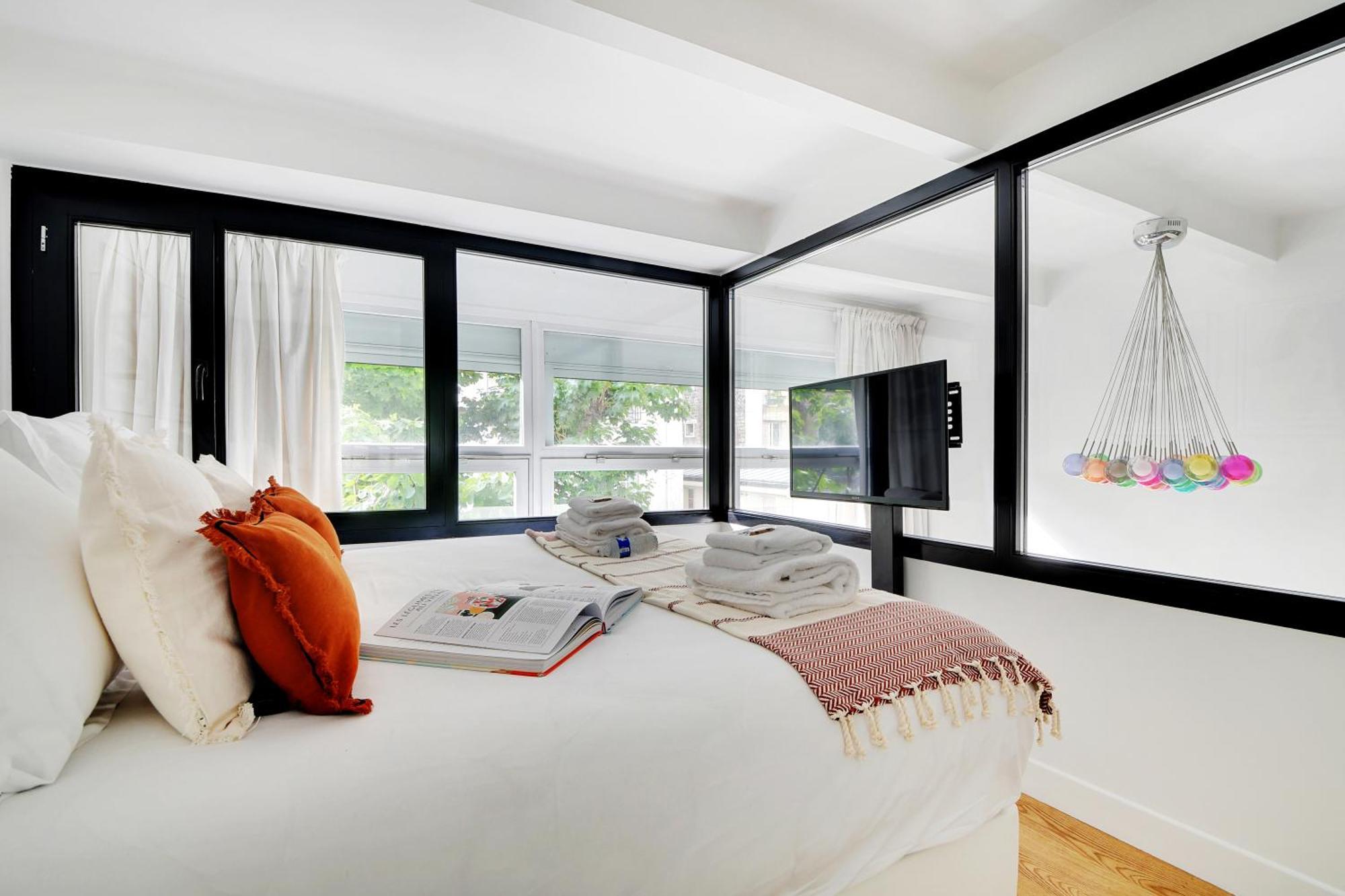 Apartmán Amazing Loft 2Br - Eiffel Tower Paříž Exteriér fotografie