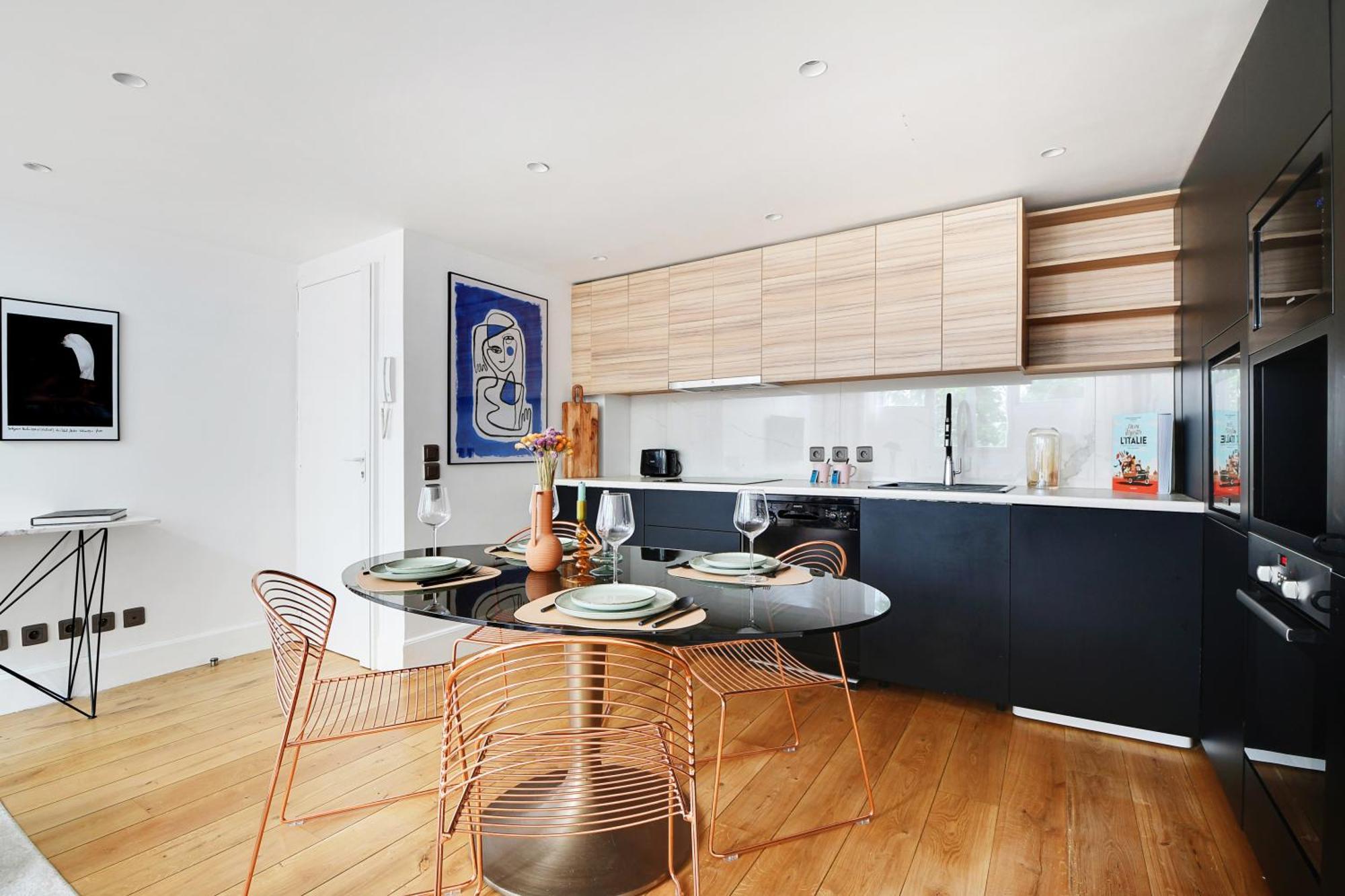 Apartmán Amazing Loft 2Br - Eiffel Tower Paříž Exteriér fotografie